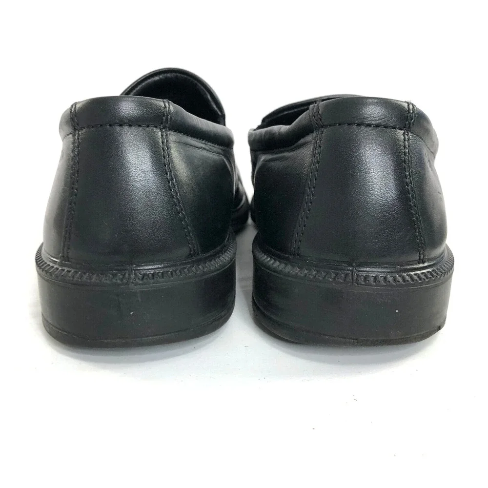 Ecco EUR 46 Men's Slip On Loafer Leather Dress Shoes Black